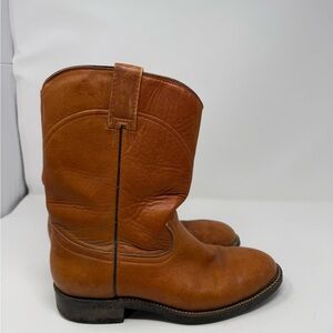 Cowtown Mens Size 6 EE Brown Leather Roper Cowboy Western Boots (HMBRVW)